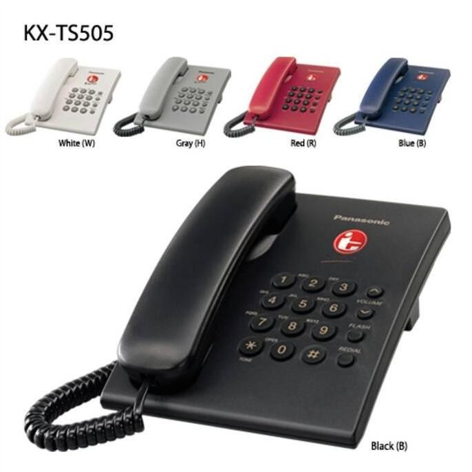 TERBARU - Panasonic KXTS 505 MX - Telepon Kantor / Rumah