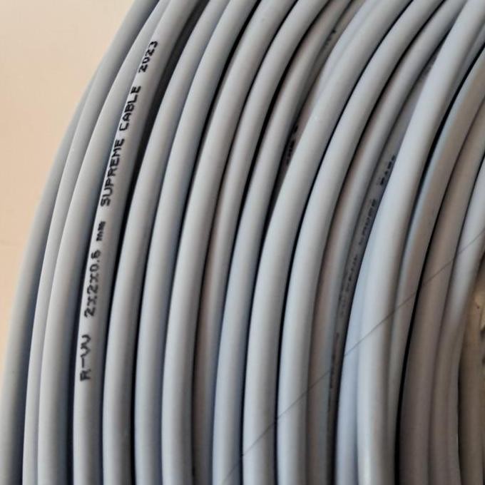 TERMURAH - kabel telepon supreme rvv 2x2x0,6mm supreme meteran kabel itc supreme 2x2x0,6