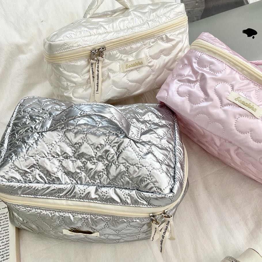 Pinky Row Holo Jumbo Hologram Maylie Make Up Pouch Make Up Pouch Jumbo Make Up Pouch Hologram