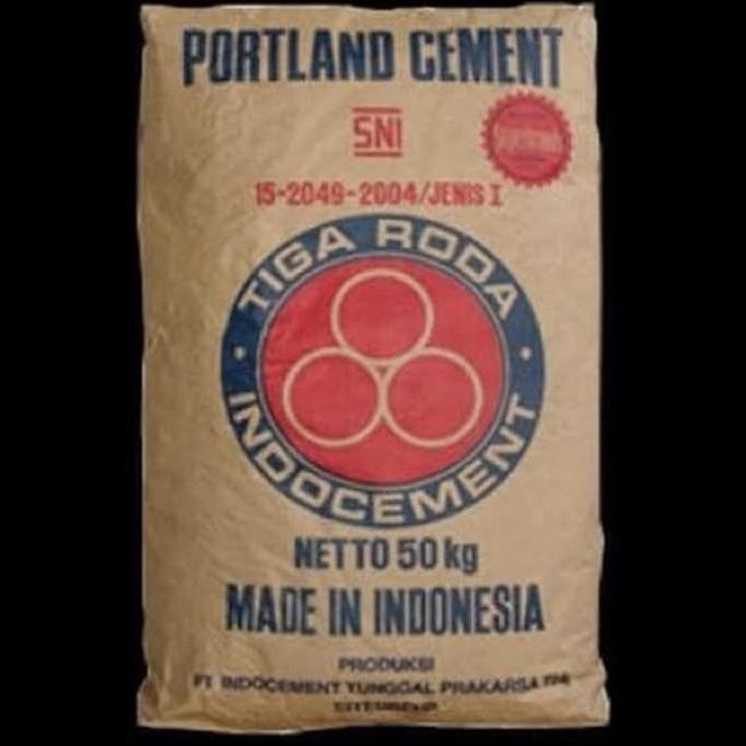 semen tiga roda 50 kg 1 zak per pesan Gosend grab area Bandung ISW