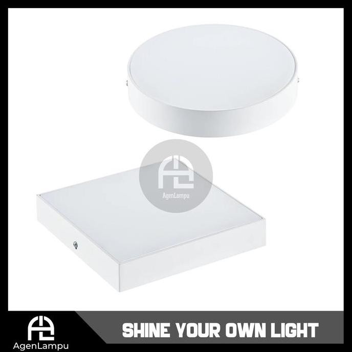 Downlight Panel Led Lampu Tempel Plafon 26W Led Outbow Kotak Putih