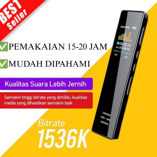 Voice Recorder Mrobo 16Gb Original Alat Perekam Suara Rekorder