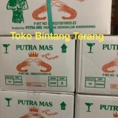 Kerupuk Udang Ikan Putra Mas Gondang Besar 1 Bal/Ball/Dus/Karton 6 Kg