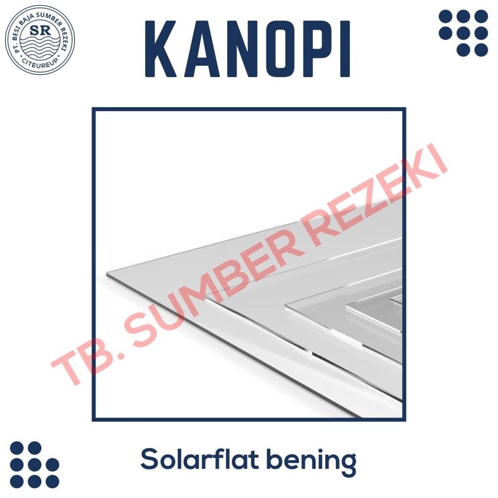 SOLARFLAT 1.2MM / ATAP TRANSPARAN / ATAP FIBER TRANSPARAN