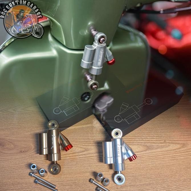 Stabilizer Steering Dumper Showa Mini Crf 250-450 Vespa Universal Untuk semua jenis motor Motor  Sho