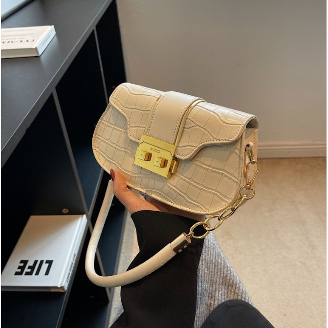[COD] Tas persegi kecil wanita modis lembut gaya Chanel kecil tas bahu wanita rantai tas ketiak