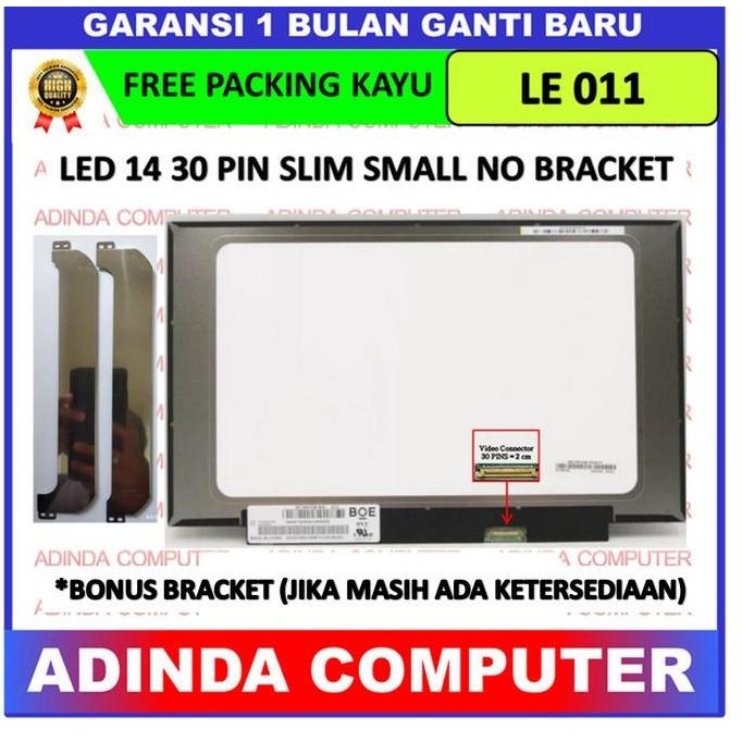 DY65 - LED LCD Layar Screen Laptop Asus A409FJ EK502T A409 A409F No Bracket
