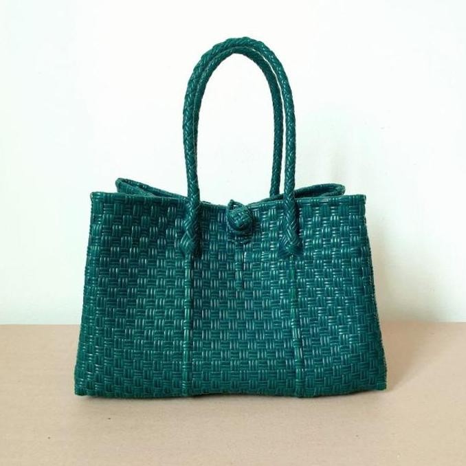 Promo Kimmy Bag - Tas Anyaman Plastik, Handbag Anyaman, Tas Parcel Hampers Lebaran, Goodie Bag Premi