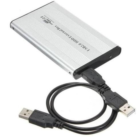 DF47 }} CASE SSD HDD EXTERNAL K-ONE 2.5 SATA USB 2.0 480MBPS ENCLOSURE ALUMINUM - CASING HARD DISK D
