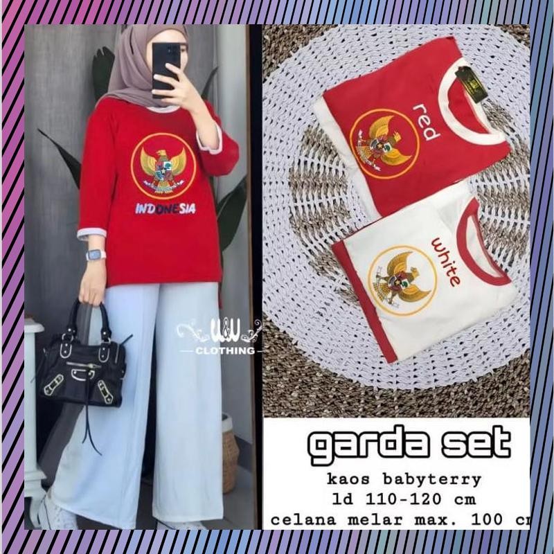 Cuci Gudang SETELAN KEMERDEKAAN HUT RI 17 AGUSTUS // BAJU WANITA 17 AGUSTUS // BAJU SET 17 AGUSTUS W