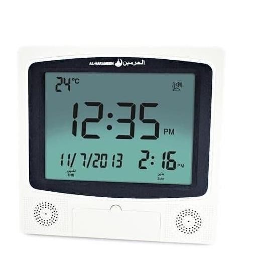 Jam Azan Digital Sholat Al Harameen Tipe 4009