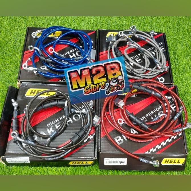 Brake Hose Selang Rem Depan HELL Adv Pcx 150 160 CBS Carbon Motocycle Original