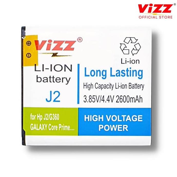 Vizz Battery Samsung J2 Baterai Double Power Samsung Galaxy J2