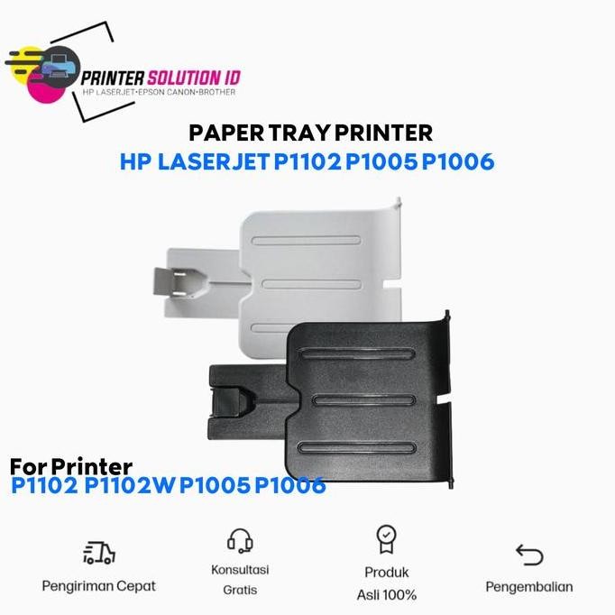 DF305>> Paper tray output Hp Laserjet P1102 P1102w P1005 P1006 Hitam Baru