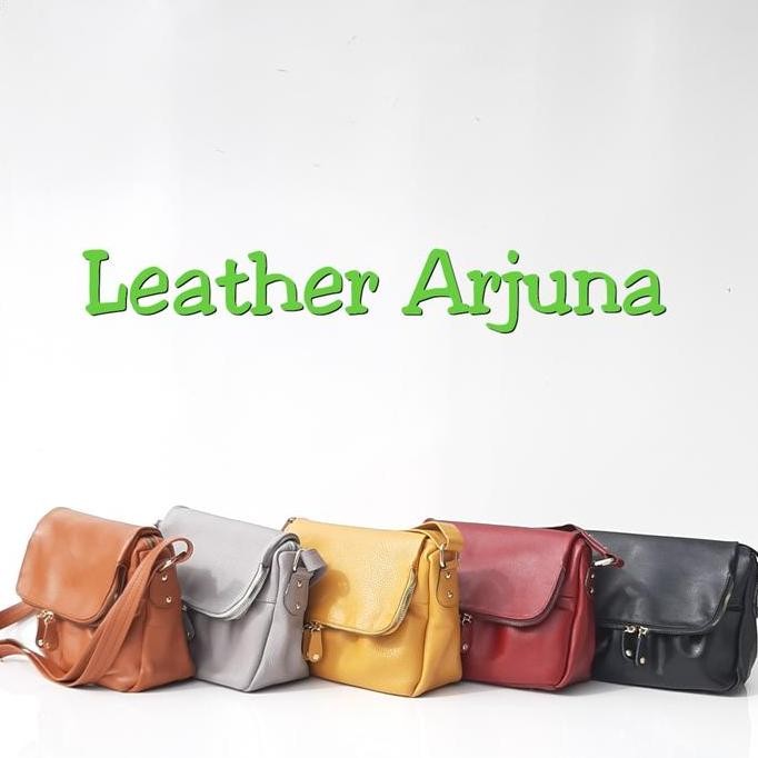 tas selempang wanita Leather Arjuna Tas Flap HEMAT