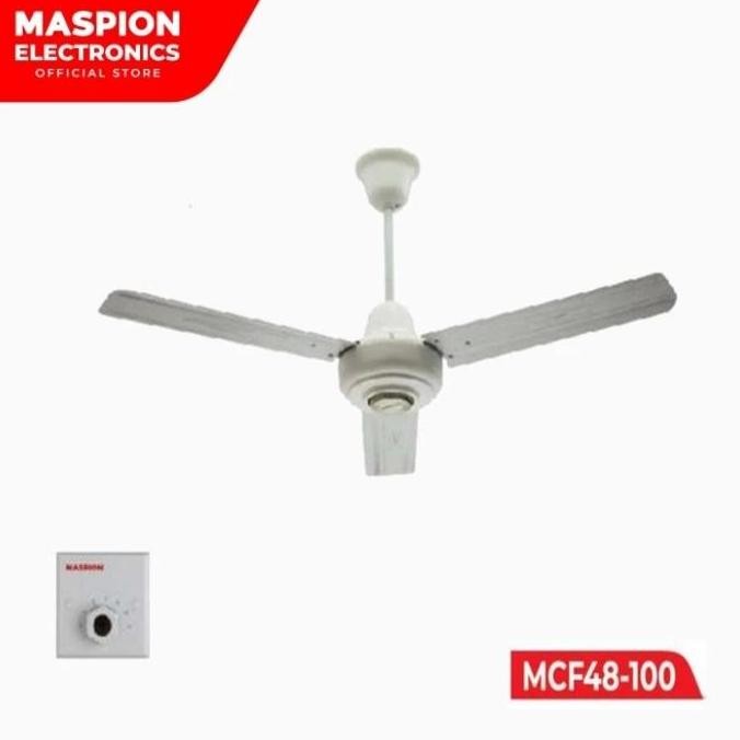 Maspion ceiling fan mcf - 48/100 kipas angin gantung-plafon 48inch RESTOCK