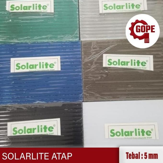 Solarlite Polycarbonate Atap Kanopi Polikarbonat 5 mm WAR