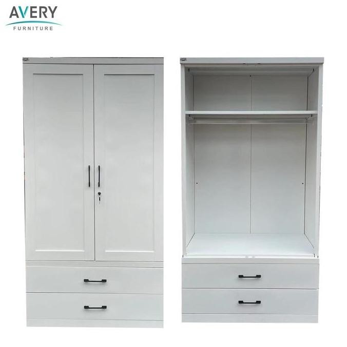 Promo Avery - MM 90SW ELEGANCE - Lemari Pakaian Besi 2 Pintu Swing COD