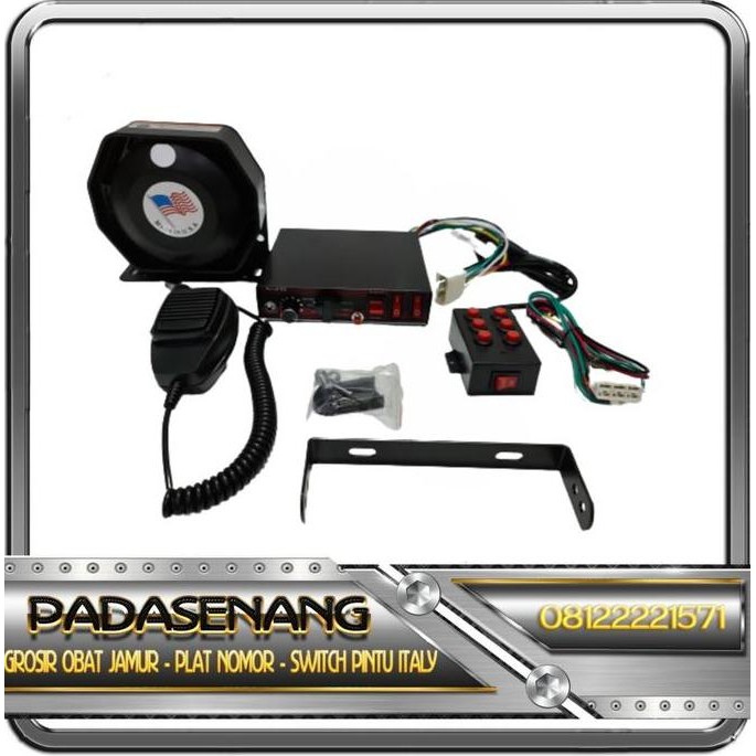 Paket Toa Speaker Sirine Patwal/Toa Federal Slim + Ampli Jumper Set++.