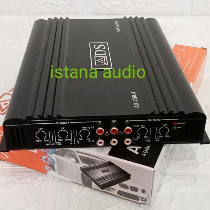 Power Amplifier Ads Ad-750.4 Mosfet 4 Channel Ads 750.4 Bass Mantap 40000Watt