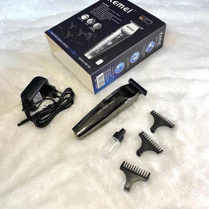 Mesin Cukur Rambut Kemei Km-126 Hair Clipper Charger