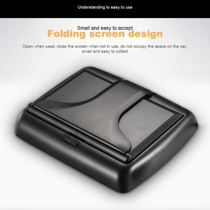 Monitor Lcd Tft 4.3 Inch Untuk Parkir Mobil Foldable Rear View