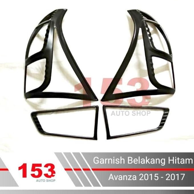 TERMURAH - Garnish Belakang Hitam Avanza 2015 - 2017