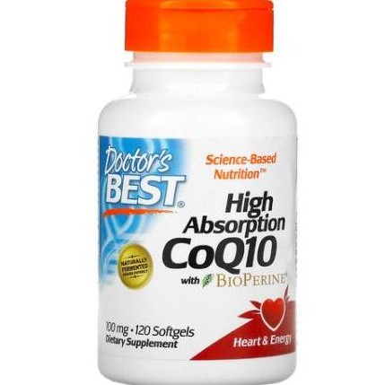 Doctor'S Best High Absorption Coq10 100 Mg 120 Softgel Original