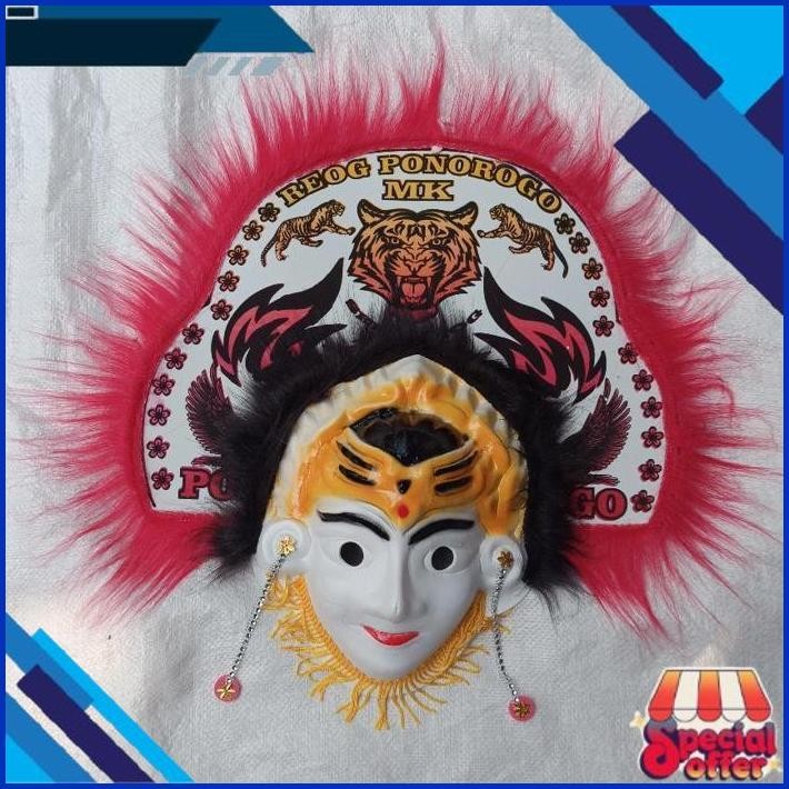 SMILE TODAY MAINAN TRADISIONAL TOPENG REOG ANAK / MAINAN TOPENG REOG