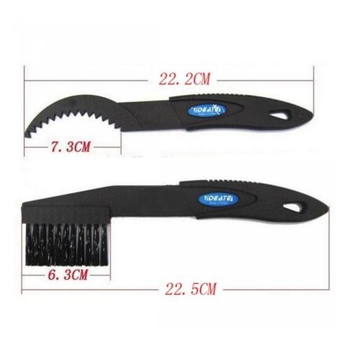 Sikat Pembersih Rantai Sepeda & Gear Set 3-In-1 Waterproof Untuk Mtb/Road