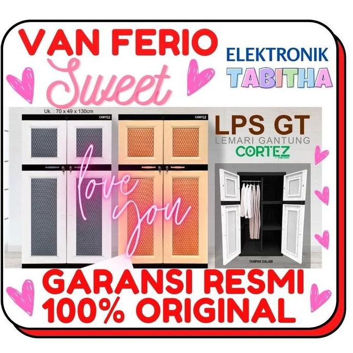 Tabitha Cortez LPS GT Lemari Pakaian Gantung Plastik + Kunci