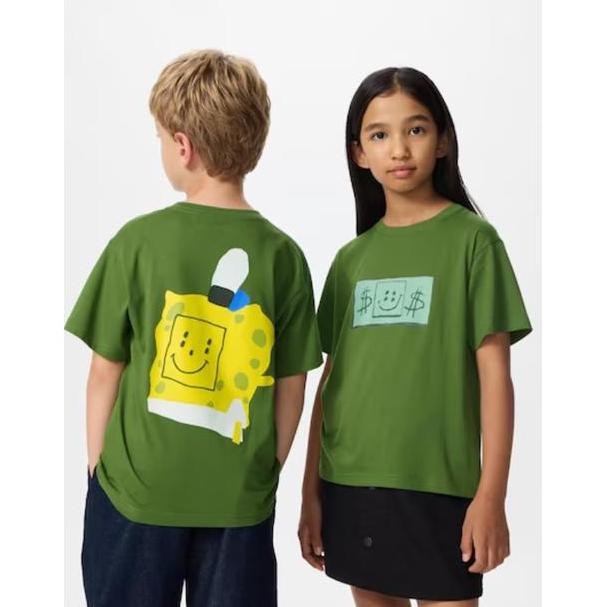 UNIQLO KIDS SpongeBob Short Sleeve UT