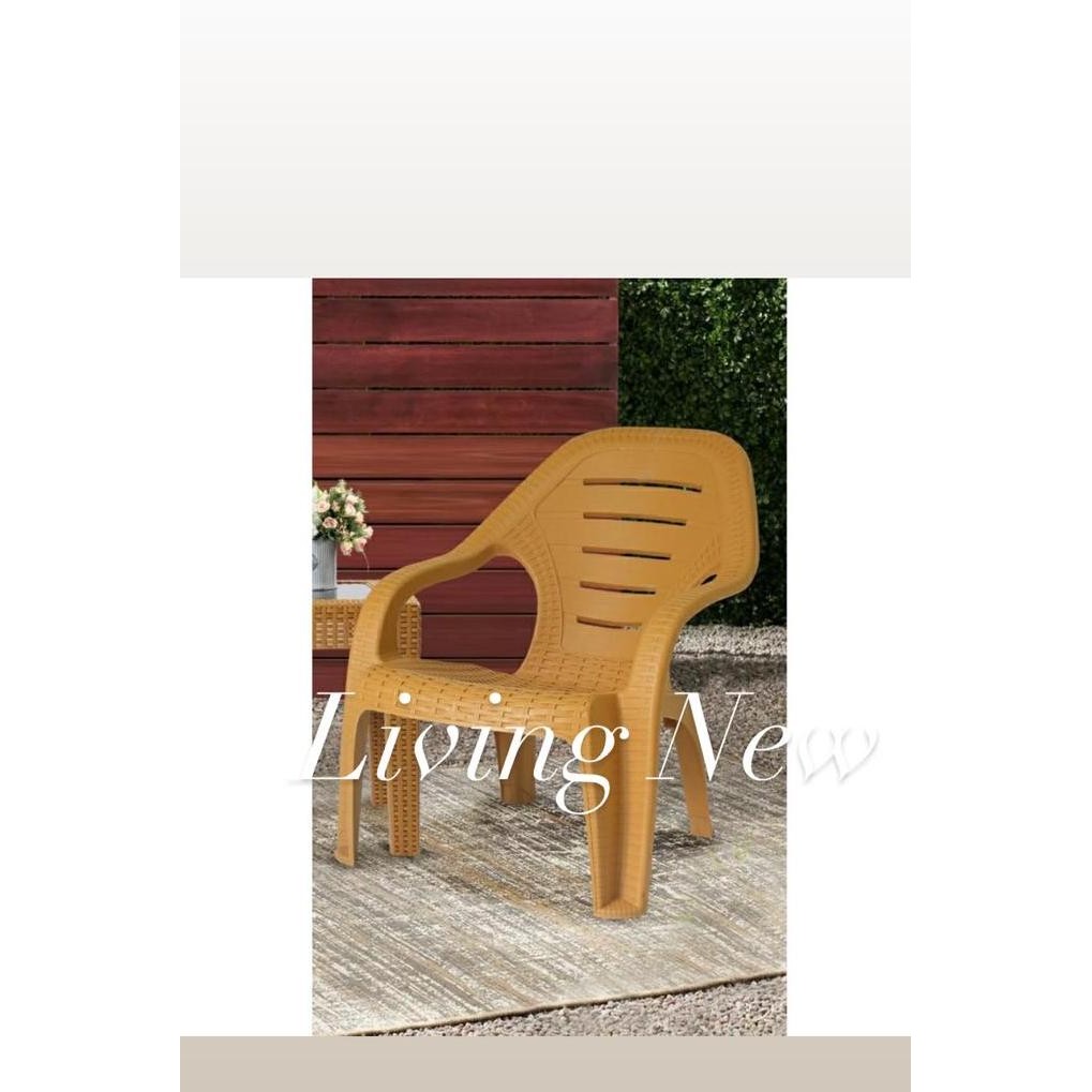 Kursi Sandaran Plastik Set Olymplast OL 509 2 Kursi + 1 Meja