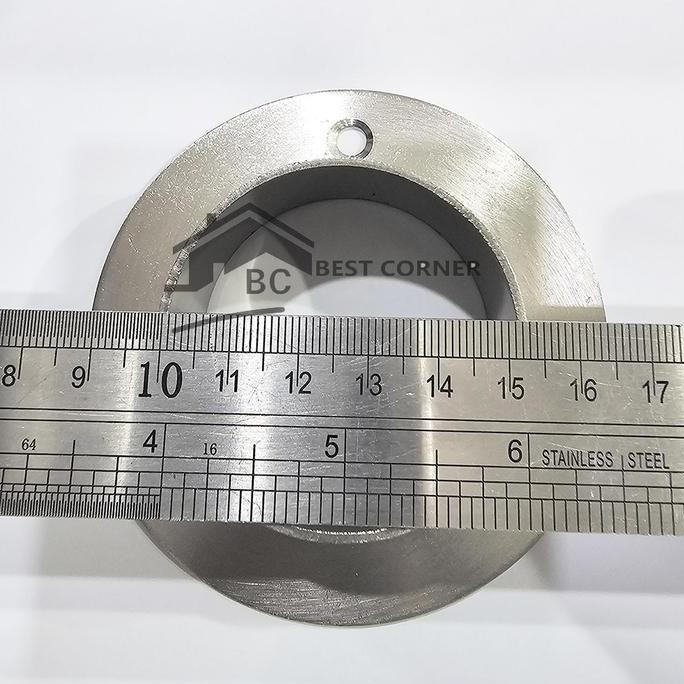Bracket topi 2 Inch Stainless / Dop Pipa Stainless Bulat