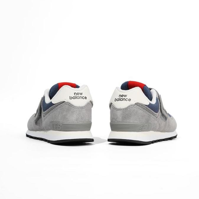 NB Kids 574 Hook & Loop Grey Navy [PV574GWH] Original