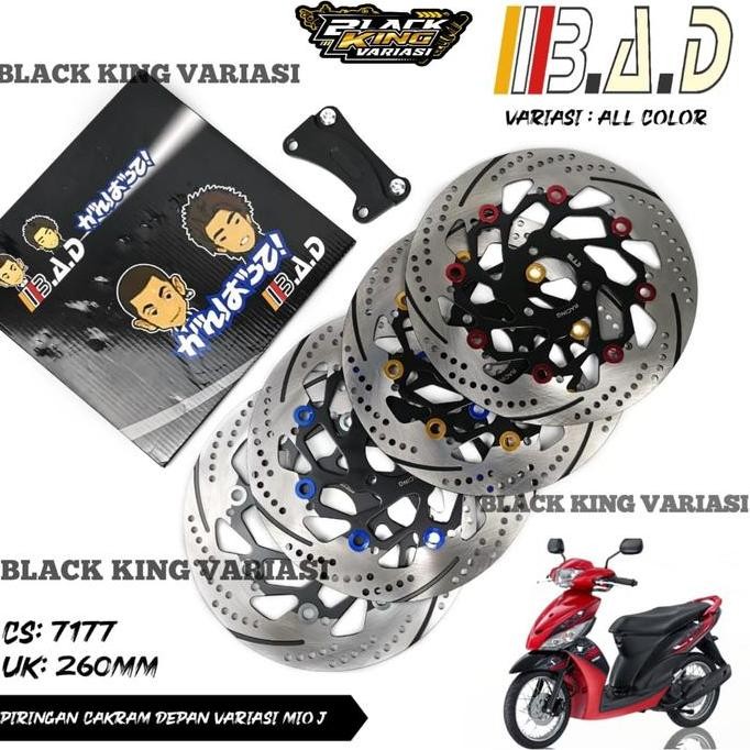 Disc Brake Piringan Cakram 260MM Floting Mio J Mio M3 Mio Soul Mio GT Piringan Mio 3 Lubang PNP Disc