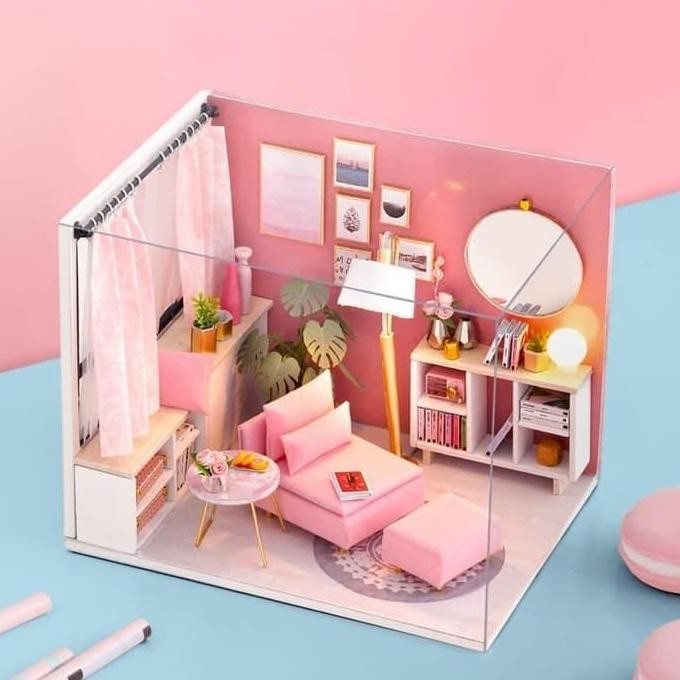 Miniatur Diy Rumah Mini Miniatur Rumah Boneka Miniatur House Doll