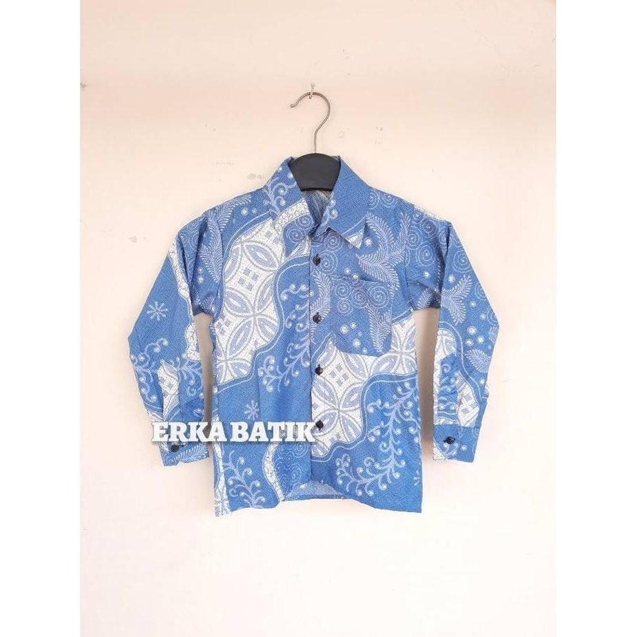 KEMEJA BATIK ANAK LAKI-LAKI 2-13 TAHUN SERAGAM BATIK
