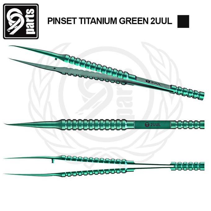 ENOTECA - Pinset 2UUL Titanium Grenn Ti01 Lurus / Pinset 2UUL Titanium Grenn Ti02 Bengkok / Pinset L
