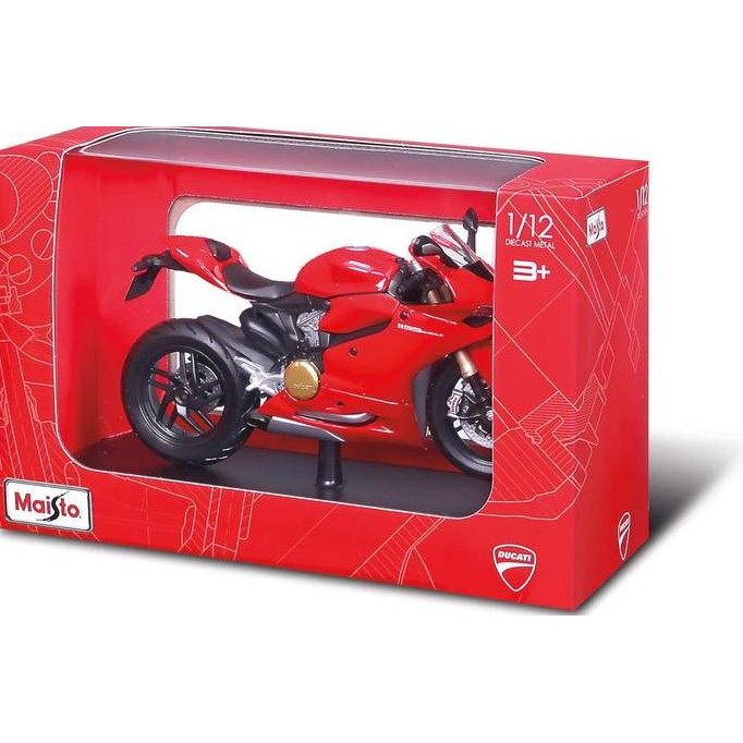 Maisto Motor - Ducati 1199 Panigale, Red - Skala 1:12