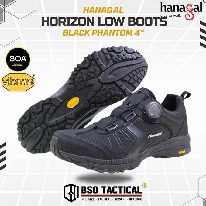 Sepatu Tactical Outdoor Boots Hanagal Horizon 4 Boa Ipsc Vibram Ori