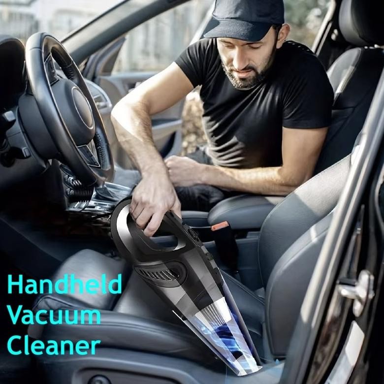 IDEALE- SMARTCOM -  Vakum Cleaner Mobil Car Vacuum Cleaner Portable Penyedot Debu Karpet