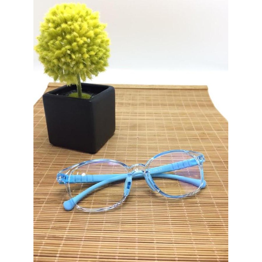 Promo Frame Kacamata Anak Mombi Bahan Lentur paket lensa minus COD