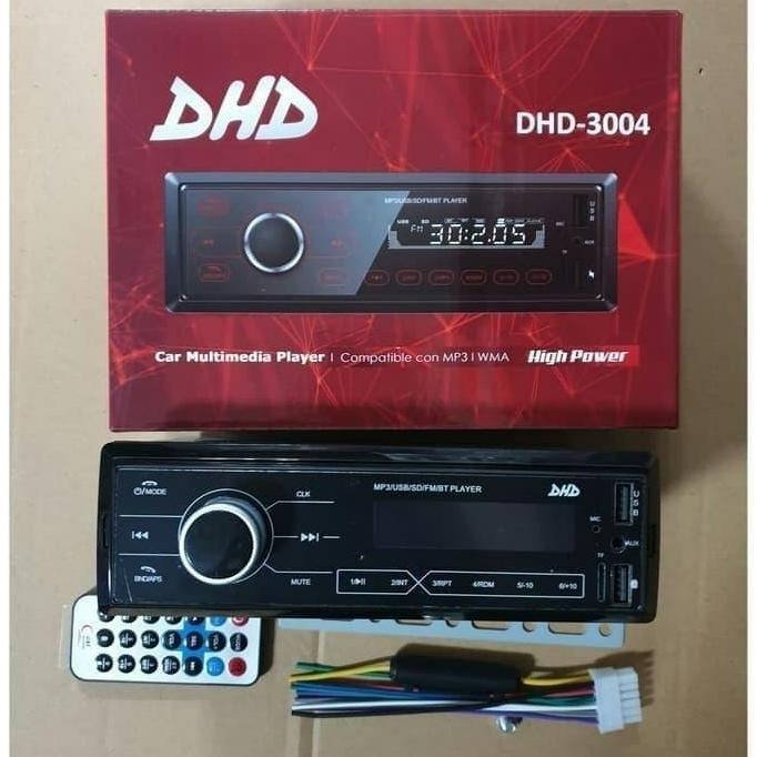 Promo Singel din 1din DHD 3004 usb bluetooth mobil Calya sigra COD