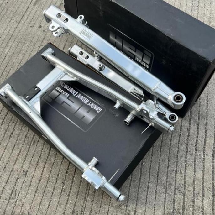 SWINGARM ARM SUPIT BELAKANG SLUMUNIUM OVAL HELIBARS PNP GL PRO GL MAX MEGAPRO ORIGINAL DAN TERPERCAY
