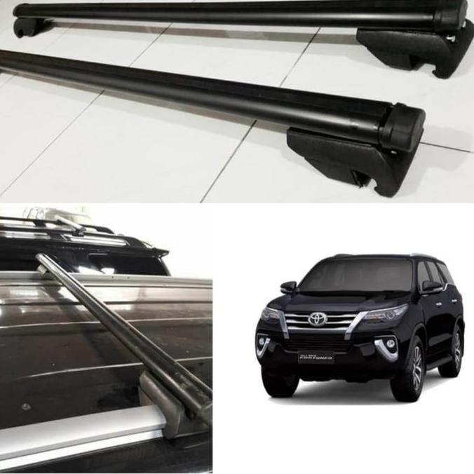 Cross Bar Kaki Roofrack Bagasi Atas Mobil All New Pajero / All New Fortuner / All New Rush / All New
