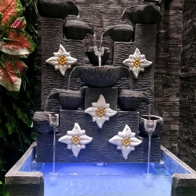 air mancur pancuran taman motif bunga hiasan taman free mesin air mancur