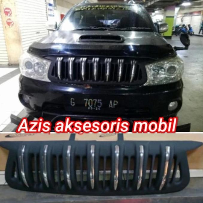 GRILL FORTUNER 2008-2010 MODEL APOLLO TERBARU LIST CHROME ORIGINAL DAN TERPERCAYA