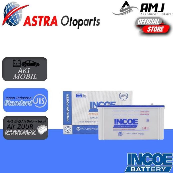Promo Incoe Premium Astra Aki Mobil Truk Delta N100 - 100Ah Aki Basah COD
