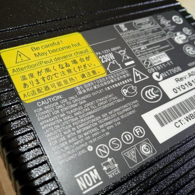 adaptor charger ASUS ROG G20 G20AJ desktop gaming mini PC 230watt